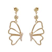 Butterfly Crystal Earrings New Products Fashion Boutique Cute Earrings sku image 2