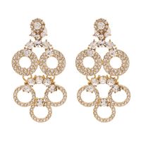 Exaggerated Geometric Hollow Fashion Personality Temperament Earrings sku image 1