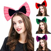 Fashion New Fabric Cute Bow Headband Wholesale main image 4