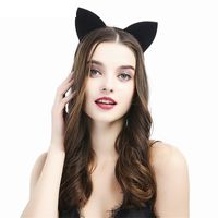 Neues Sexy Schwarzes Katzenohrstirnband Großhandel main image 4