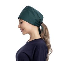 Einfarbige Bandage Chirurgische Medizinische Kappe Baumwolle Arzt Krankenschwester Arbeitsmütze main image 4