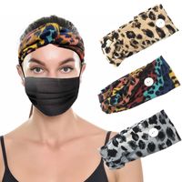 Elastisches Stirnband In Kreativer Farbe Mit Leopardenmuster Sportstirnband Mit Breiter Krempe main image 1