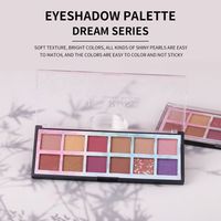 Maquillage Imperméable Durable Couleur Terre Palette D&#39;ombres À Paupières Mates Nacrées main image 5