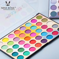 Erdfarbene Nude-palette Perlmutt-matter Farbverlauf Make-up-lidschatten main image 4