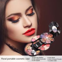 Eye Shadow Eyebrow Powder Blush Lipstick Petal Makeup Palette main image 4