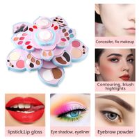 Rotating Big Plum Blossom Makeup Paleta De Sombras De Ojos Set De Maquillaje main image 3