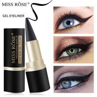 Waterproof Eyeliner Matte Quick-drying Single-head Black Solid Eyeliner Pen main image 2