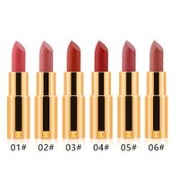 Fashion Bright Star Lipstick Gold Tube Moisturizing Lipstick main image 6