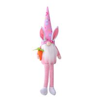 Easter Long-legged Egg Bunny Color Dwarf Doll Elf Doll Ornaments main image 6