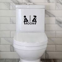 Wholesale 3pcs Thinking Room Toilet Lid Decal main image 1