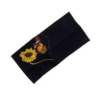 Sonnenblumenmuster-druck Elastisches, Breites Sport-yoga-stirnband sku image 3