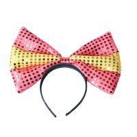 New Large Bow Sequined Fabric Flag Headband Wholesale sku image 4