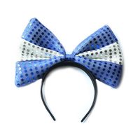 New Large Bow Sequined Fabric Flag Headband Wholesale sku image 6