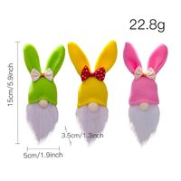 Easter Decoration Faceless Doll Bunny Doll Pendant Home Furnishing Decoration main image 7