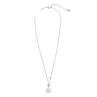 Korean Geometric Creative Round Necklace Personality Stainless Steel Necklace Wholesale sku image 1