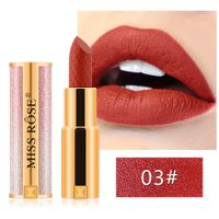 Rouge À Lèvres Hydratant Fashion Bright Star Lipstick Gold Tube sku image 2