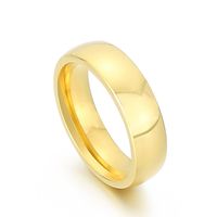 Simple Geometric Stainless Steel Ring Simple Ring sku image 1