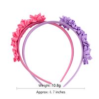 Diadema Para Niños, Venta Al Por Mayor, Diadema Hecha A Mano Con 4 Flores Poligonales Tachonadas De Diamantes main image 5