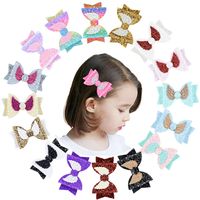 New Cute Three-dimensional Angel Wings Sequins Children's Hair Accessories main image 1