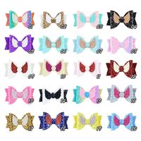 New Cute Three-dimensional Angel Wings Sequins Children's Hair Accessories main image 4