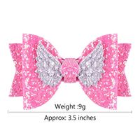 New Cute Three-dimensional Angel Wings Sequins Children's Hair Accessories main image 5