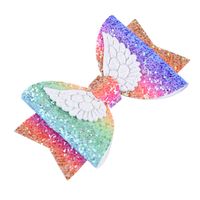 New Cute Three-dimensional Angel Wings Sequins Children's Hair Accessories main image 6