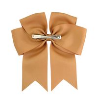 6 Inch Ribbed Satin Ribbon Fishtail Double-layer Streamer Bow Children's Hair Accessories main image 5