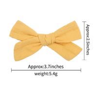 Korean Wrinkle Cloth Bow Hairpin Student Baby Hair Accessories Wholesale main image 4