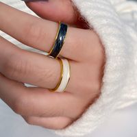 Fashion Enamel Opening Adjustable Index Finger Ring main image 3
