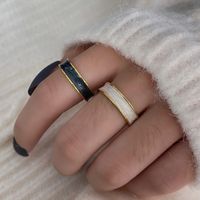 Fashion Enamel Opening Adjustable Index Finger Ring main image 4