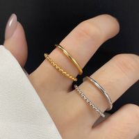 Fashion Braided Fashion Geometric Fine Ring main image 3