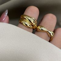 Vintage Multi-layer Wide Face Irregular Retro Index Finger Ring main image 1