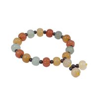 Retro Pumpkin Bead Barrel Beads Golden Silky Jade Bracelet Simple Men's And Women's Jewelry main image 6