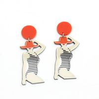 Simple Temperament Trend Fashion New Seaside Holiday Style Earrings main image 5