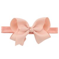 European And American Children's Handmade Solid Color Alice Flower Bow Baby Headband sku image 8