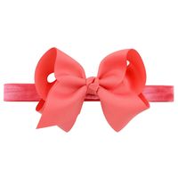 European And American Children's Handmade Solid Color Alice Flower Bow Baby Headband sku image 14