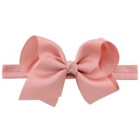 European And American Children's Handmade Solid Color Alice Flower Bow Baby Headband sku image 15