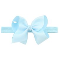 European And American Children's Handmade Solid Color Alice Flower Bow Baby Headband sku image 16
