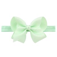 European And American Children's Handmade Solid Color Alice Flower Bow Baby Headband sku image 18