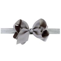 European And American Children's Handmade Solid Color Alice Flower Bow Baby Headband sku image 22