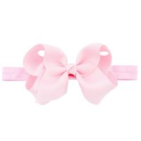 European And American Children's Handmade Solid Color Alice Flower Bow Baby Headband sku image 23