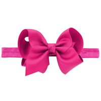 European And American Children's Handmade Solid Color Alice Flower Bow Baby Headband sku image 28