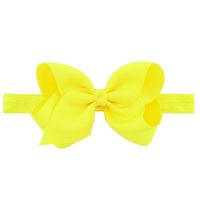European And American Children's Handmade Solid Color Alice Flower Bow Baby Headband sku image 31