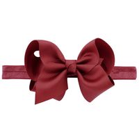 European And American Children's Handmade Solid Color Alice Flower Bow Baby Headband sku image 32