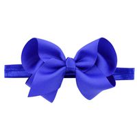 European And American Children's Handmade Solid Color Alice Flower Bow Baby Headband sku image 36