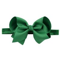European And American Children's Handmade Solid Color Alice Flower Bow Baby Headband sku image 38
