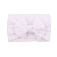 European And American Children's Solid Color Elastic Bow Headband Wholesale sku image 10