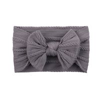European And American Children's Solid Color Elastic Bow Headband Wholesale sku image 13