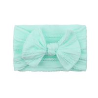 European And American Children's Solid Color Elastic Bow Headband Wholesale sku image 19