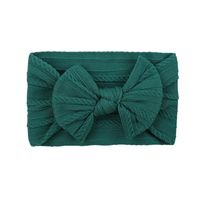 European And American Children's Solid Color Elastic Bow Headband Wholesale sku image 20